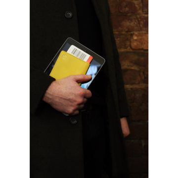 Yellow Notebook & Passport Holder